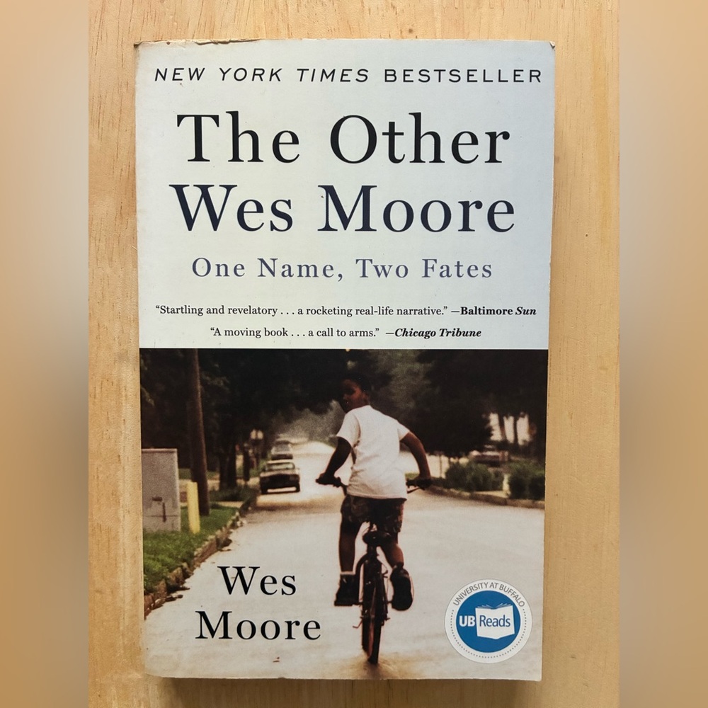 The Other Wes Moore: One Name, Two Fates, by Wes Moore, 2011 Paperback